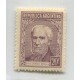 ARGENTINA 1954 GJ 1037d ESTAMPILLA NUEVA MINT U$ 5